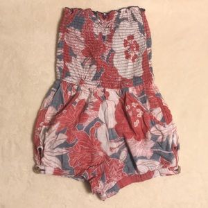 Strapless Romper